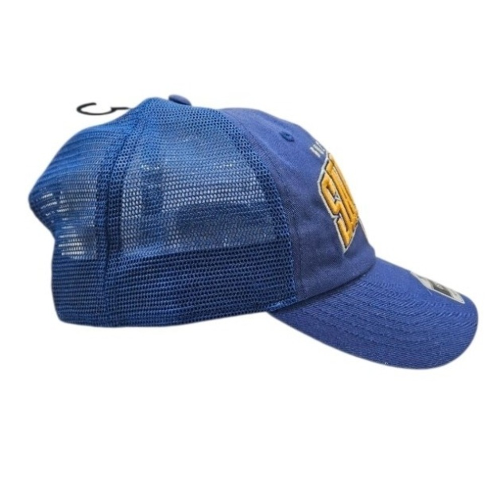 Buffalo Sabres Hat Blue Snap Back Cap Mens Adjustable Mesh Fan Favorite NHL‎ New - Picture 4 of 8